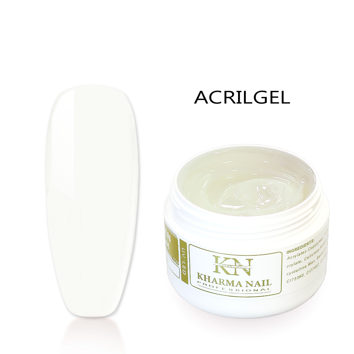Acrilgel Milky White 15ml