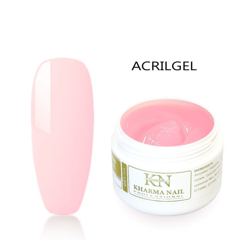 acrilgel per unghie pink baby kharma nail