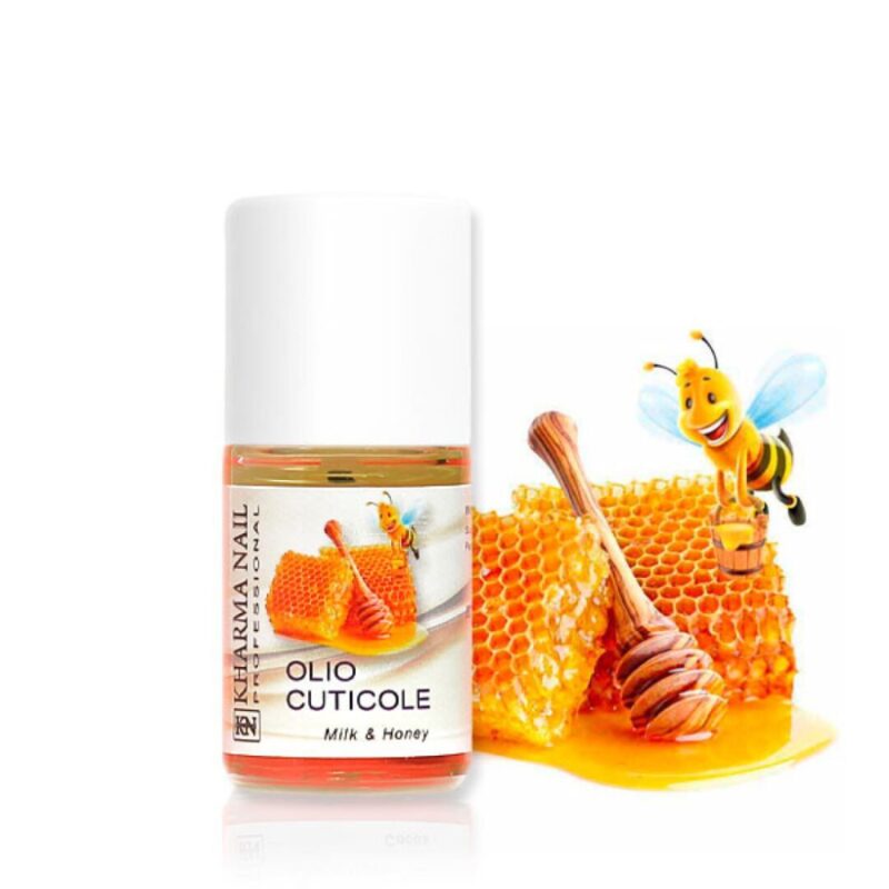 boccetta olio cuticole latte e miele